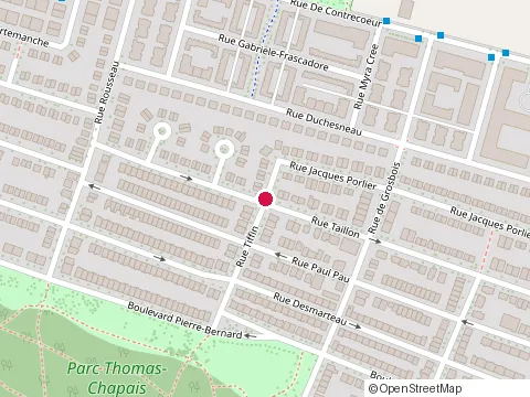 Location of Paysagement et Entretien Mw at 5120 Rue Taillon, Montréal