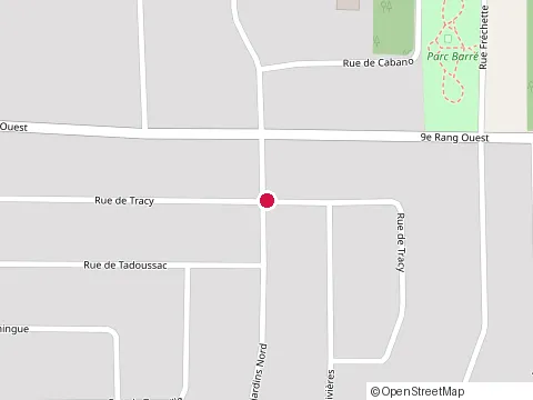 Location of Paysagement Menard et Gince at 619 Rue Desjardins N, Granby