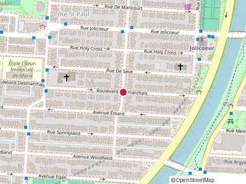 Location of Paysagiste Charles Gosselin at 1510 boulevard Desmarchais, Montréal