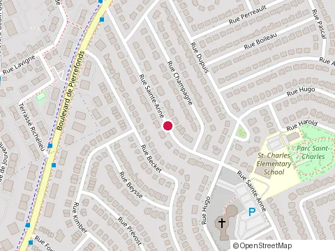 Location of Paysagiste Donato Ltee at 4421 Rue Sainte-Anne, Pierrefonds