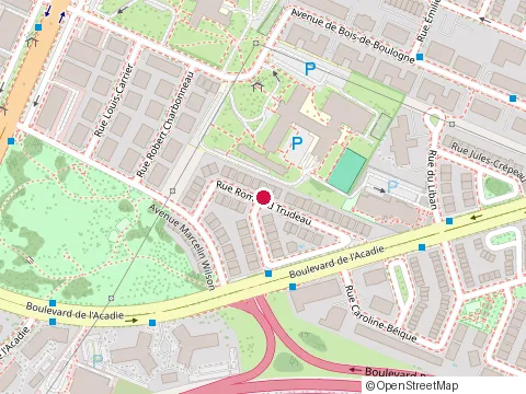 Location of Paysagiste Giacomo Enr at 10258 Rue Romuald Trudeau, Montréal