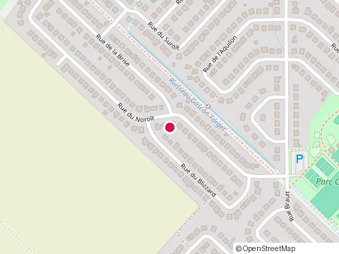 Location of Paysagiste Gold Sun at 13805 Rue de la Brise, Mirabel