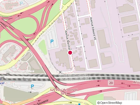 Location of Paysagiste Lgd Inc at 525 avenue Marshall, Dorval