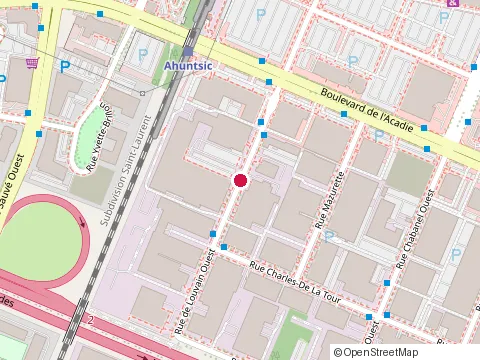 Location of Paysagiste Nvs at 1250 Rue de Louvain E, Montréal