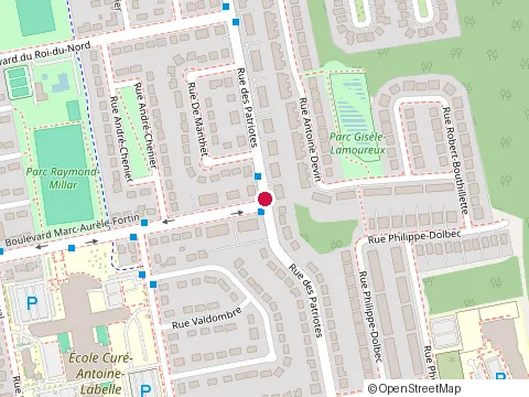 Location of Paysagistes Fortier at 2104 Rue des Patriotes, Laval