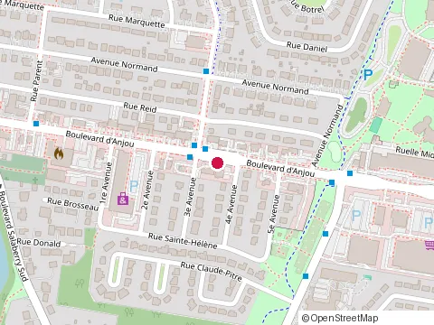 Location of Pearson Architecture at Boulevard d'Anjou, Châteauguay