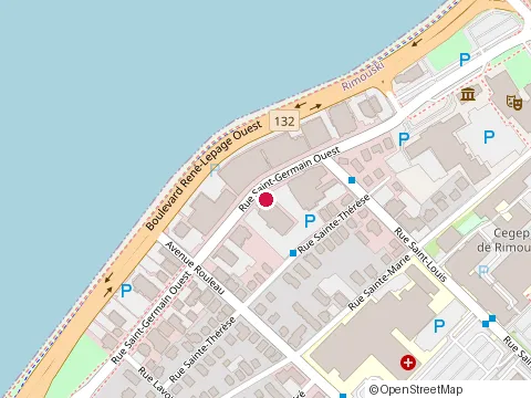 Location of Peches Mignons at 119 Rue Saint-Germain O, Rimouski