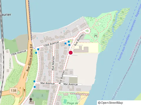 Location of Pegase Construction Inc at 16360 Rue Bureau, Pointe-aux-Trembles