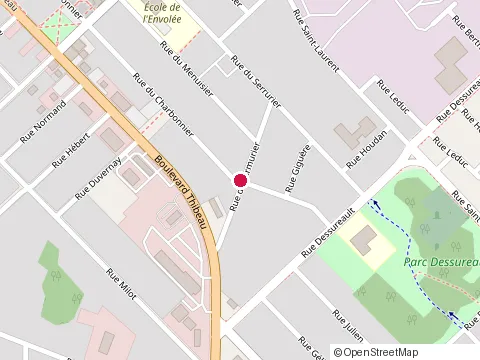 Location of Peintech at 103-25  Rue de l'Armurier, Trois-Rivières