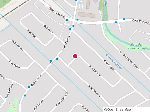 Location of Peintech Enr at 825 Rue Lauzon, Trois-Rivières