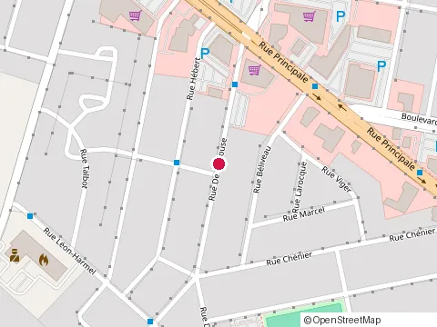 Location of Peintre d O at 89  Rue de Toulouse, Granby