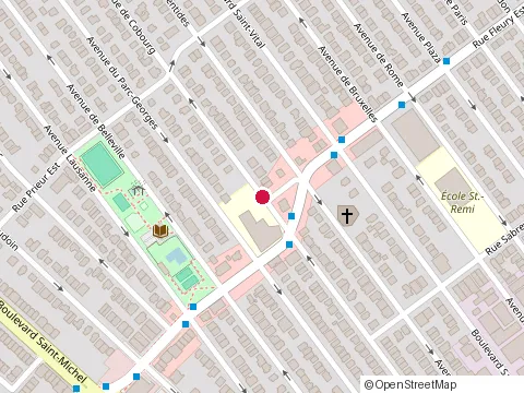 Location of Peintre et Plus at 10517  avenue de Cobourg, Montreal-Nord