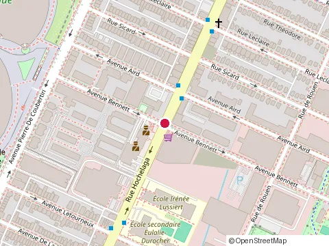 Location of Peintres As-Pro at 2250 avenue Bennett, Montréal