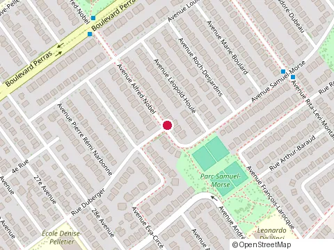 Location of Peintres Decorateurs Mirage(les) at 12181 avenue Alfred-Nobel, Montréal