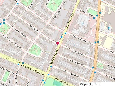 Location of Peintres Flamenco at 8-4051 Rue Joliette, Montréal