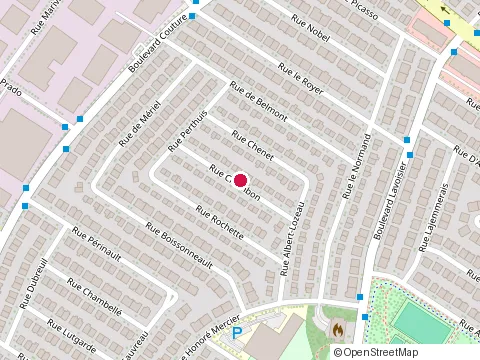 Location of Peintres Multicouleurs Inc (les) at 9115 Champ d'Eau, Saint-Léonard