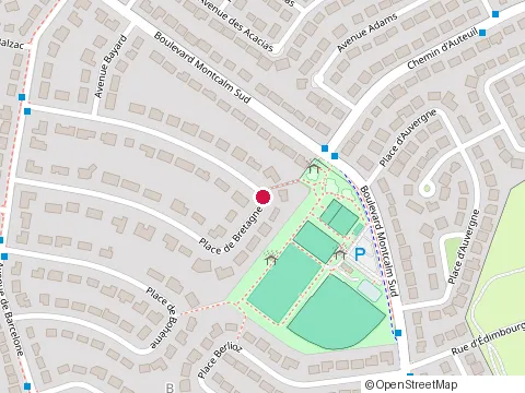 Location of Peintres Premium at 16 place de Bretagne, Candiac