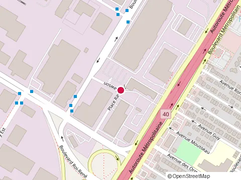 Location of Peinture 300 at 8850 Place Ray-Lawson, Anjou