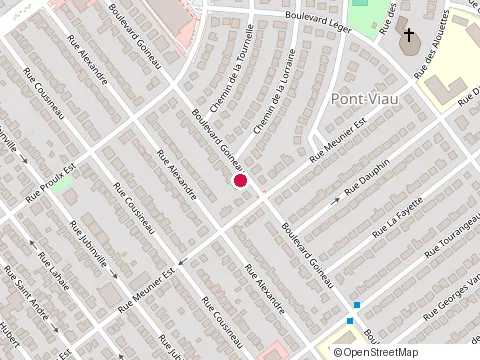 Location of Peinture 90 at 258 boulevard Goineau, Laval