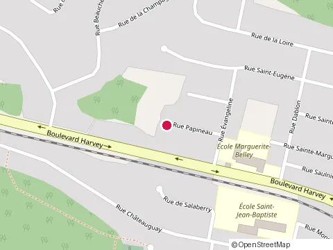 Location of Peinture Ab Inc at 4090 Rue Papineau, Jonquière
