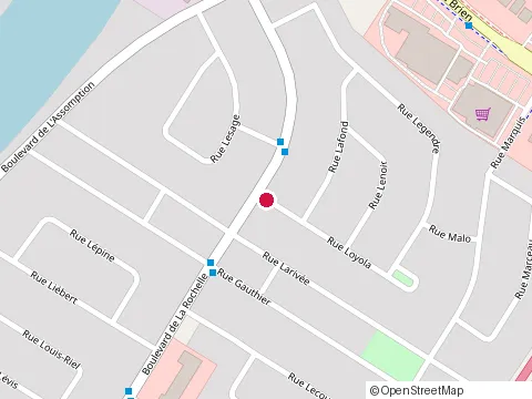 Location of Peinture Amalgame at 204 Rue Loyola, Repentigny