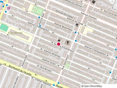 Location of Peinture Artistique Gh Inc at 7825 avenue d'Outremont, Montréal
