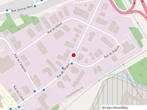 Location of Peinture Avalex Inc at 555  Rue de l'Argon, Québec