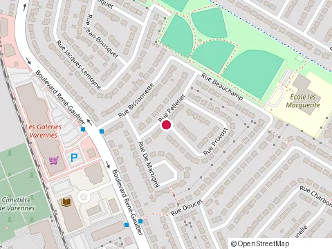 Location of Peinture Benoît Gratton Inc. at 2111 Rue Pelletier, Varennes