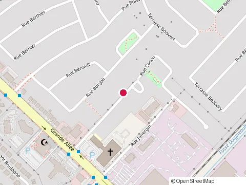 Location of Peinture Dynastie at 5266 Rue Canon, Saint-Hubert