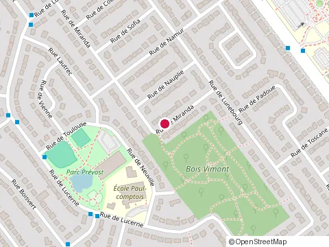 Location of Peinture E  la Carte at 1723  Rue de Miranda, Laval