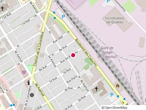 Location of Peinture Express at 867 Rue de Beaujeu, Québec