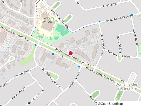 Location of Peinture Ll Inc at Bd des Hauts-Bois, Sainte-Julie