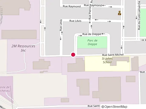 Location of Peinture Mercier & Frère at 443 Rue Saint-Michel, Saint-Jean-sur-Richelieu