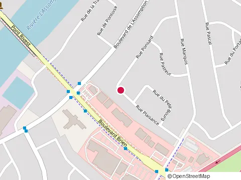 Location of Peinture Michel Vinet & Fils at 75 Rue de Normandie, Repentigny