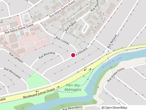 Location of Peinture Mlc at 118 Rue Édouard, Victoriaville