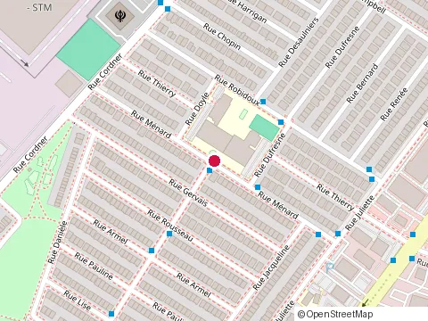 Location of Peinture Perez at 2422 Rue Ménard, LaSalle