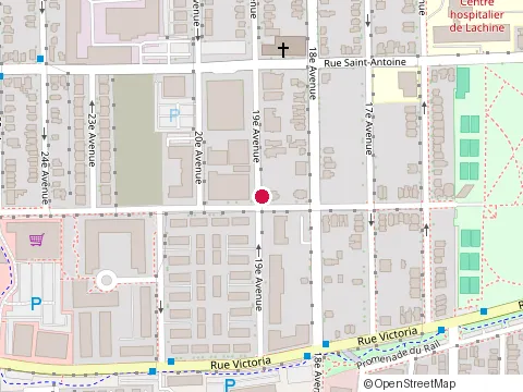 Location of Peinture Prime at 560 19E Avenue, Lachine