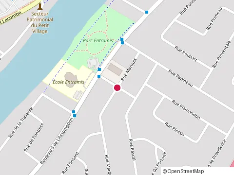 Location of Peinture Repentigny at 635 Rue Marquis, Repentigny