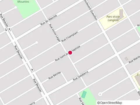 Location of Peinture Tremblay Inc at 360 Rue Saint-Jean-Baptiste, Salaberry-de-Valleyfield