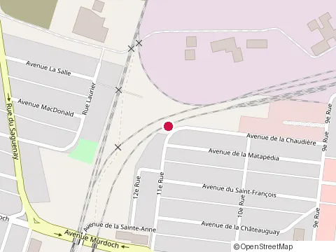Location of Peintures & Tapissiers Lmp at 134 11E St, Rouyn-Noranda