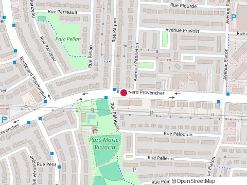 Location of Peintures Beau-Clair Inc at 1125 boulevard Provencher, Brossard