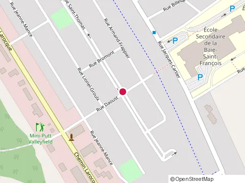 Location of Peintures Doromanik at 554, Rue Saint-Thomas, Salaberry-de-Valleyfield