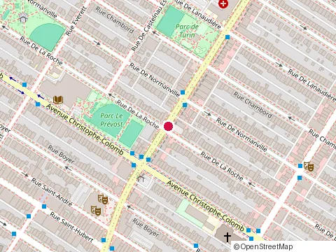 Location of Peintures Hemmingway at 7131 Rue de la Roche, Montréal