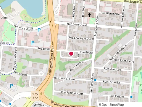 Location of Peintures Pineautec Inc at 42 Rue Bosse, Chicoutimi