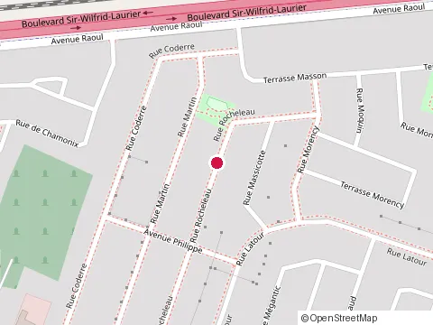 Location of Peintures Velours at 840 Rue Rocheleau, Saint-Hubert