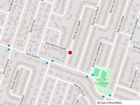 Location of Peinturomax at 2573 Rue de la Cigale, Terrebonne