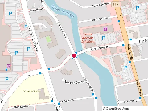 Location of Pelti Vitres Teintees Saint-Jerome at 176 Rue Belanger, Saint-Jérôme