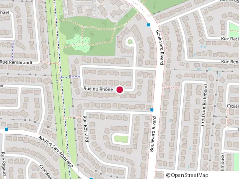 Location of Peng du Cpa Inc. at 8100 Rue du Rhône, Brossard