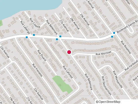 Location of Penguin Construction at 906 Rue Bellemare, Laval