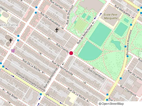 Location of Pepin, Christian Ebeniste at 5900 Rue Chambord, Montréal